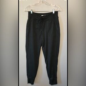 Lole Women's Joggers Size S Gray Elastic Drawstring Waistband Pockets Stretch
